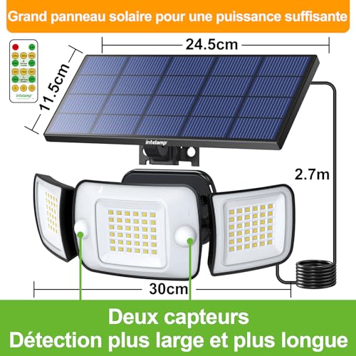 Thumbnail 2 de intelamp lampe solaire extérieure