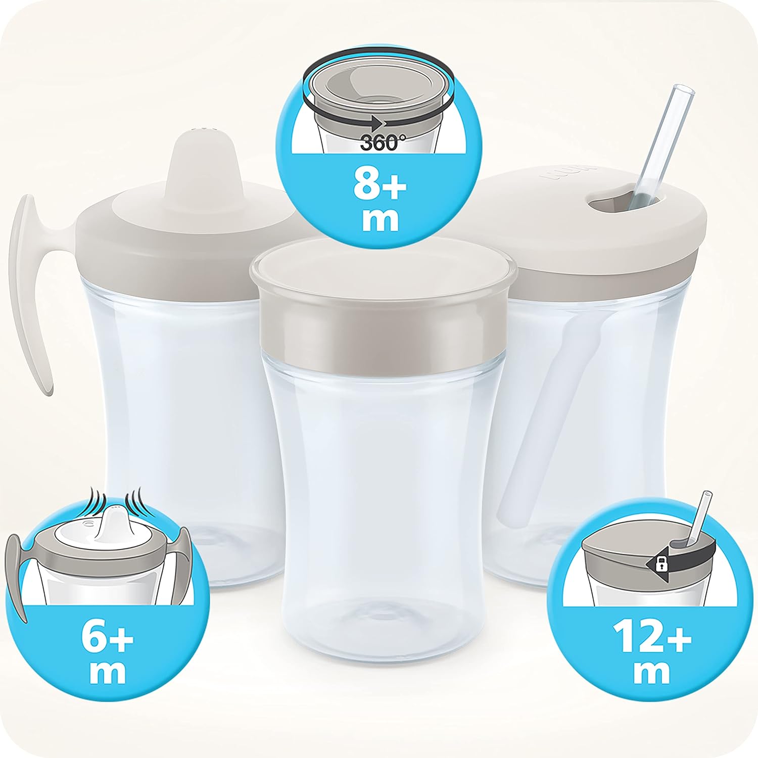 Thumbnail 5 de NUK Action Cup 230 ml para +12 meses