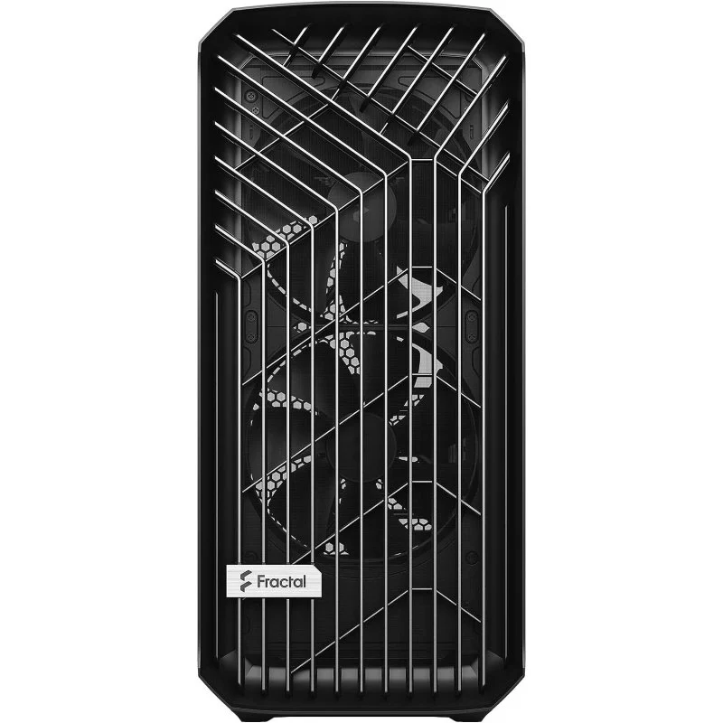 Detalle de Fractal Design Torrent TG Light Tint ATX con Cristal Templado 3.2 Negra: máxima refrigeración con cinco ventiladores incluidos
