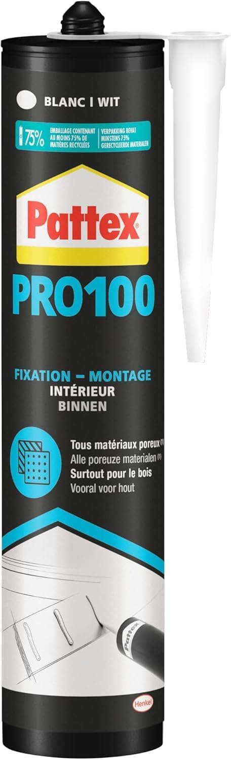Thumbnail 6 de Pattex PL 100 Colle Acrylique – Lot de 3 cartouches de 380 g + 1 gratuite