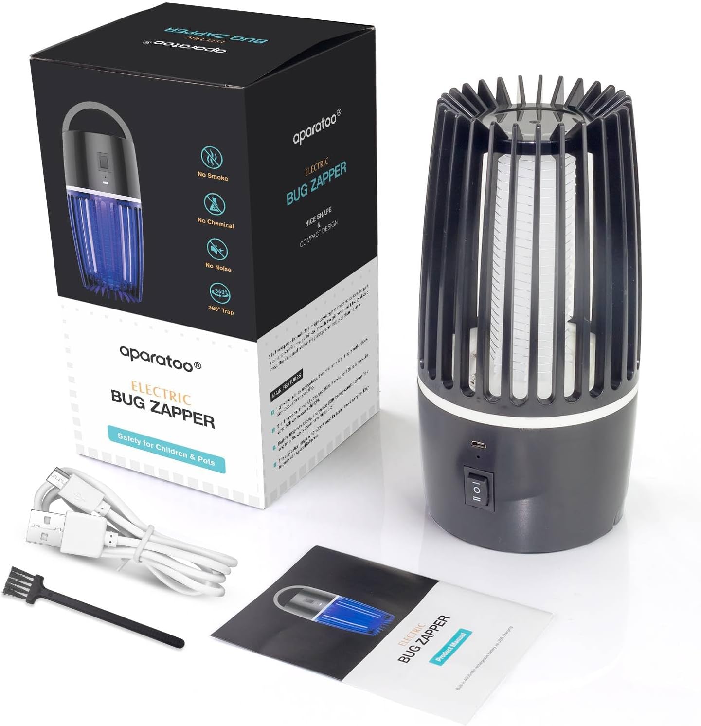 Thumbnail 6 de Tiptop Home 4200V Rechargeable UV Bug Zapper (4000mAh) for Outdoor & Indoor Mosquito Control