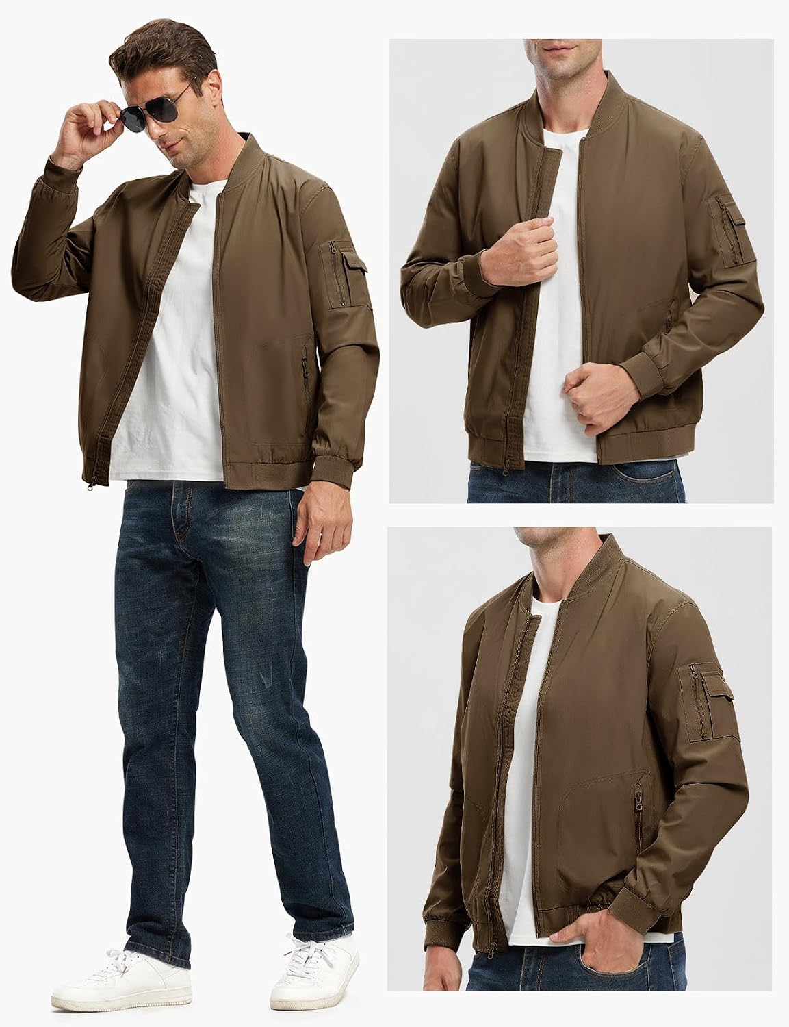 Thumbnail 6 de Rdruko Men's Bomber Jacket