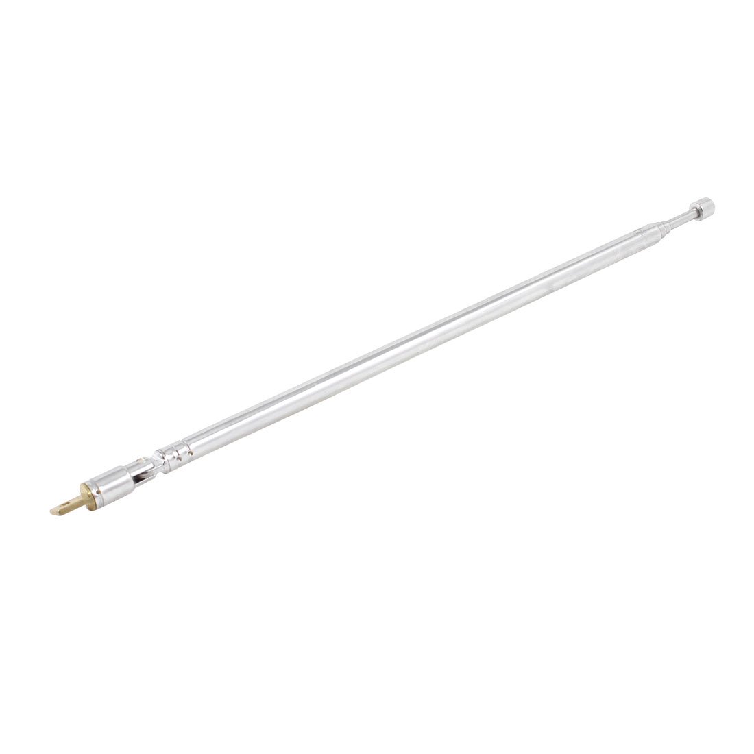 Detalle de Uxcell 62cm Telescopic 4-Section Radio Control AM/FM/TV Antenna (Retractable, Rotating)