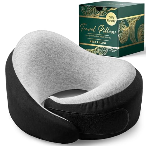 Detalle de Proglobe Luxe Neck Support Pillow, Memory Foam, Organic Cotton, Charcoal