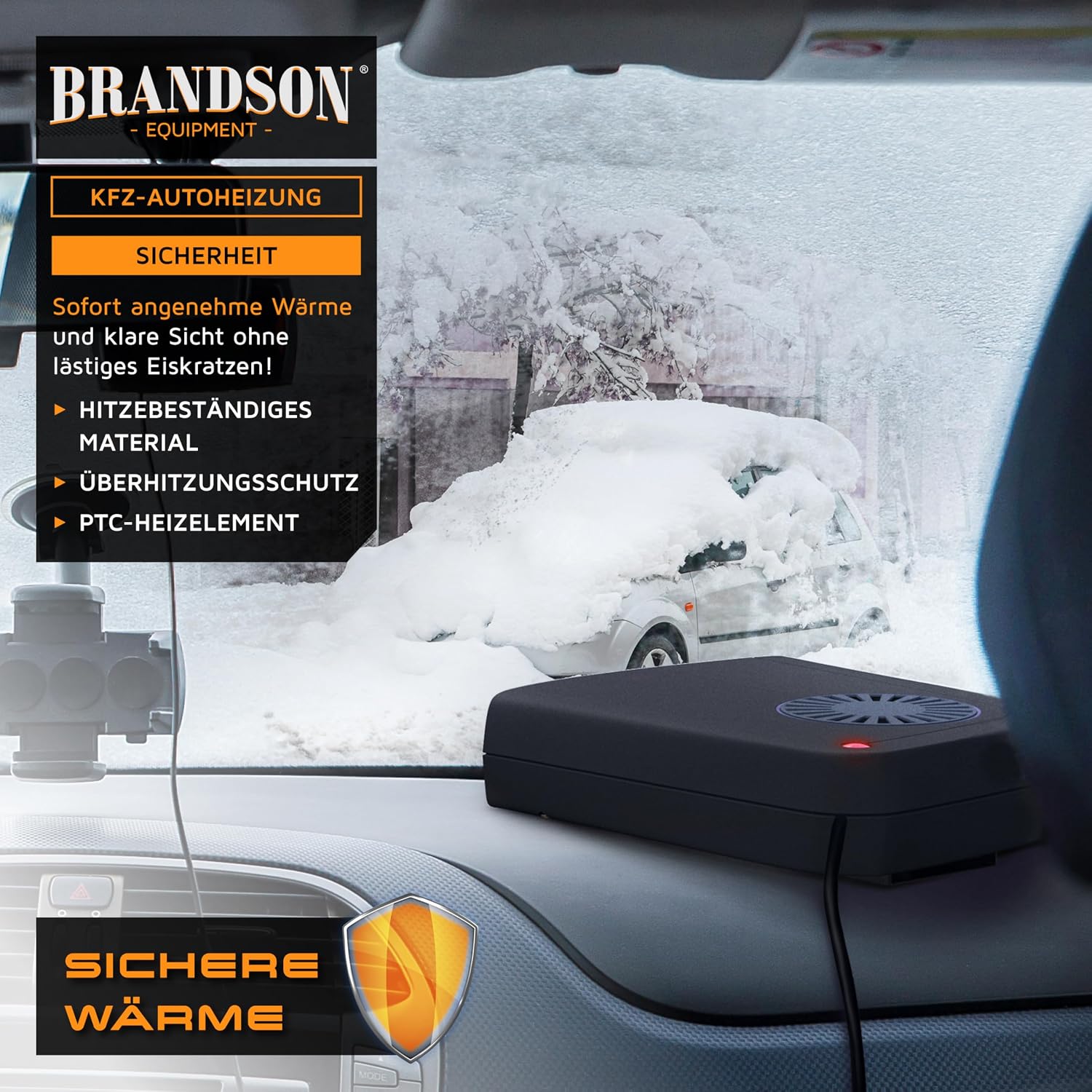 Detalle 1 de Brandson Komfort KFZ-Heizung 1450W