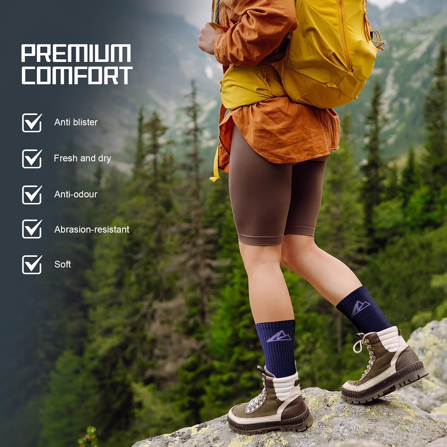 Thumbnail 6 de Effeet Hiking Socks for Women, Anti blister