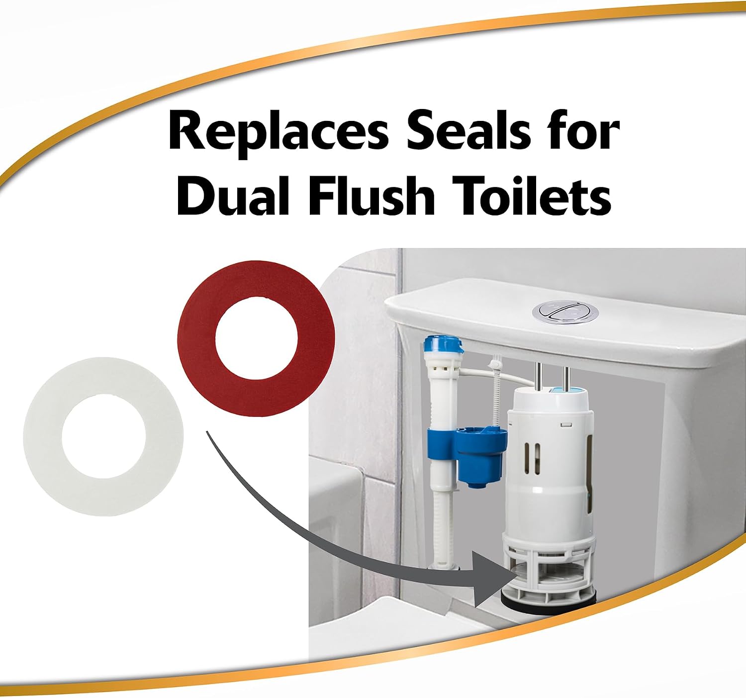 Detalle 2 de Korky Dual Flush Valve Seal 442