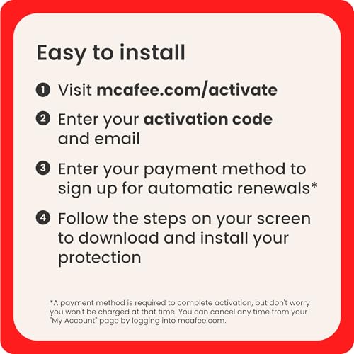 Detalle de McAfee Total Protection 2026 Antivirus Software for 5 Devices | Auto-Renewals