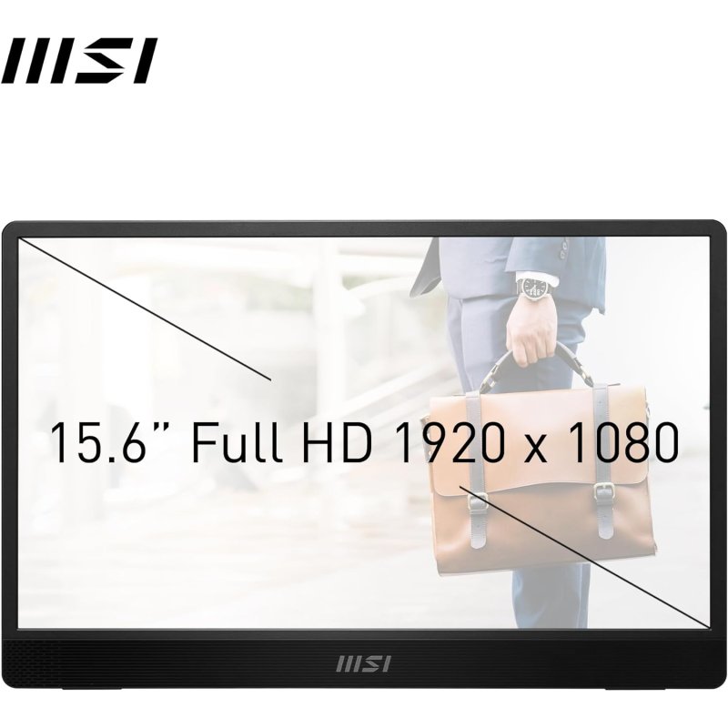 Detalle 2 de MSI PRO MP161 E2 Monitor portátil 15,6" Full HD
