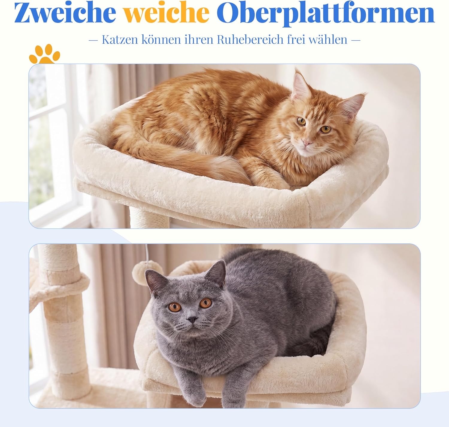 Detalle 2 de Hey-brother Kratzbaum 188 cm Katzenbaum XXL