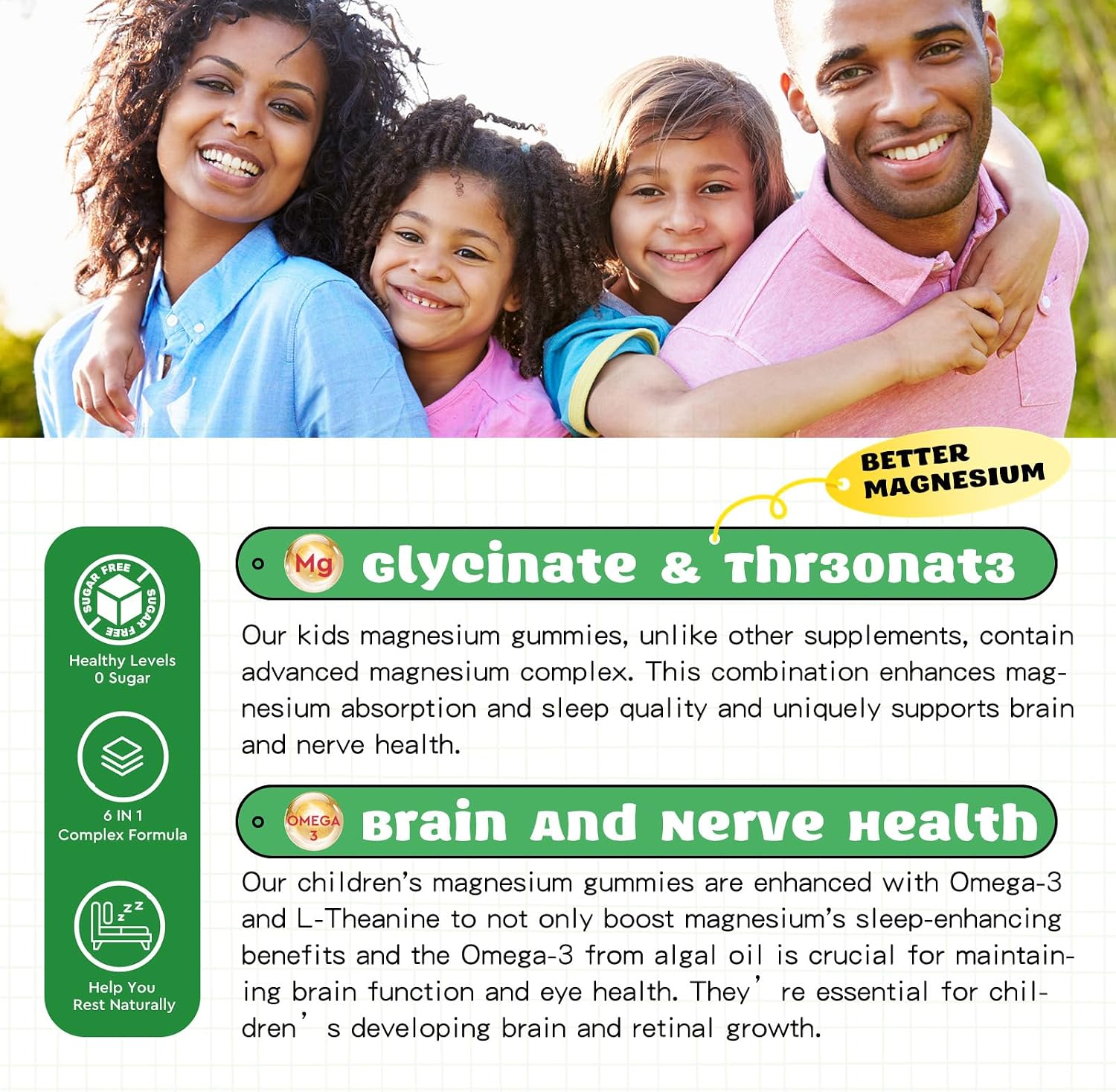 Detalle de ReviNutra Magnesium Gummies, Strawberry Flavor