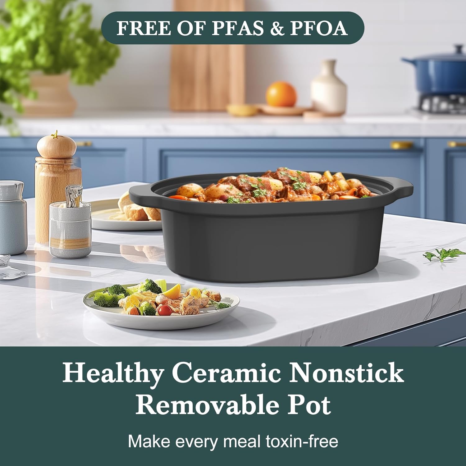 Thumbnail 5 de 6-Quart Programmable Slow Cooker