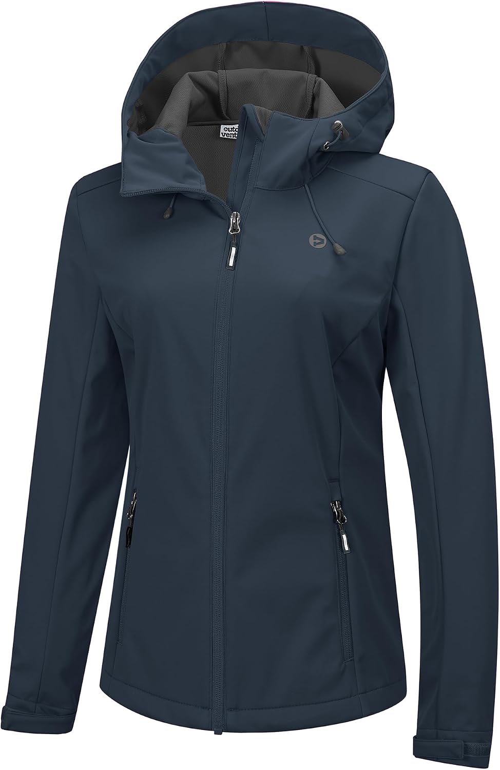 Thumbnail 6 de Outdoor Ventures Damen wasserdichte Softshelljacke mit Kapuze – Winddicht für Radfahren & Wandern