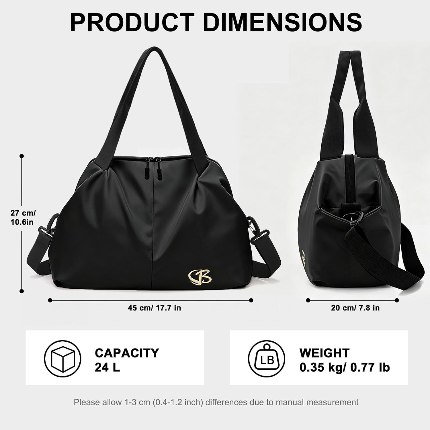 Detalle 2 de Vllcsla Bolso de Deporte Mujer 👜 Resistente al Agua