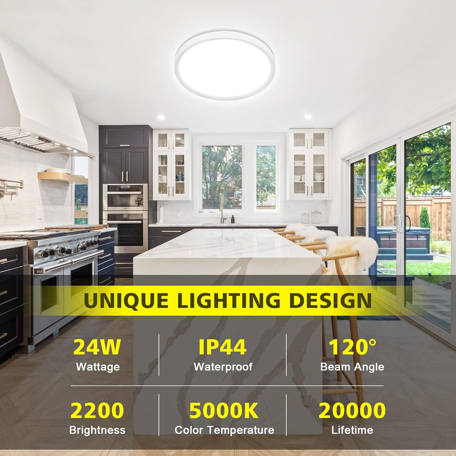 Thumbnail 4 de Befurglor 24W LED Ceiling Light 28.5cm