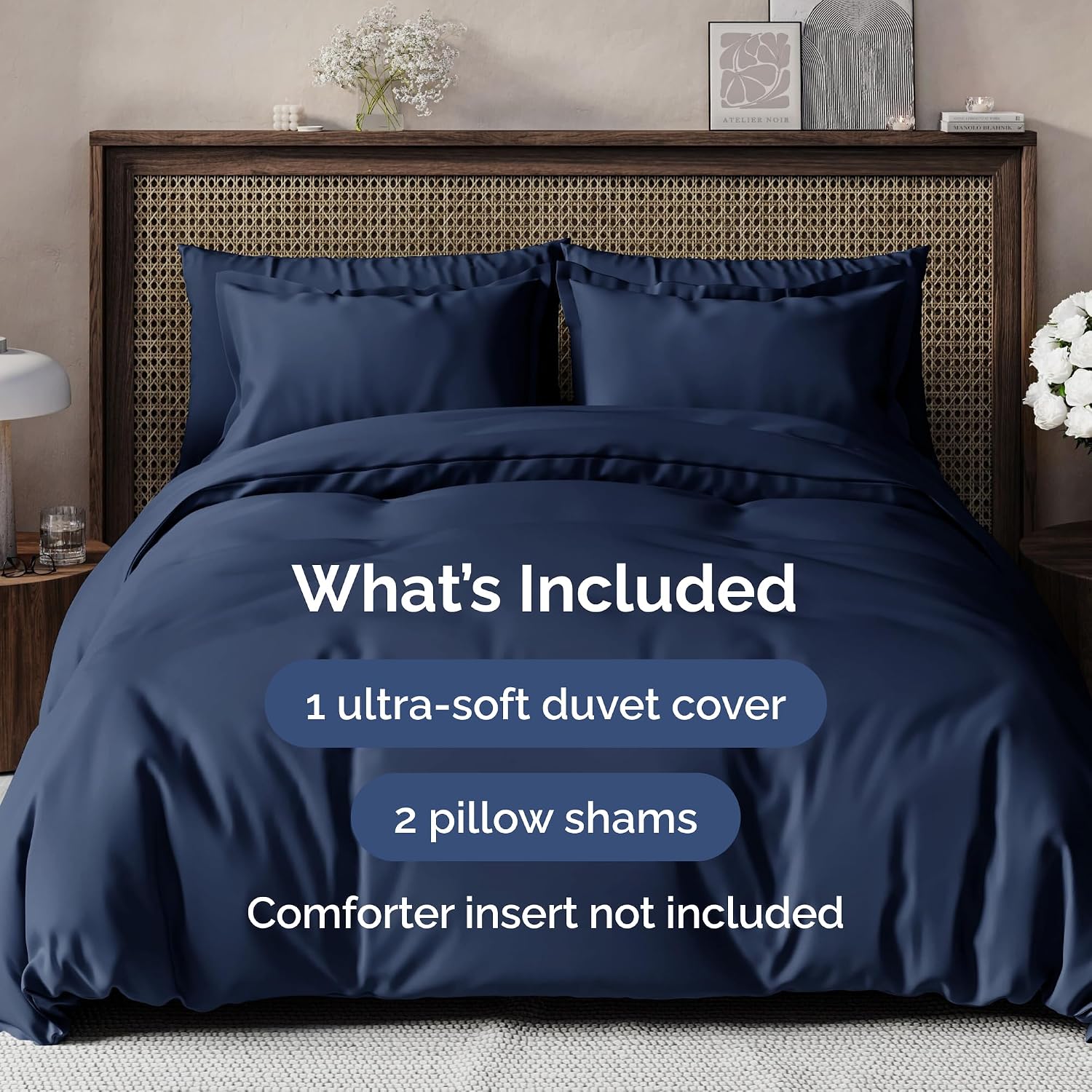 Detalle 2 de Comfy Queen Size Duvet Cover Set 90×90