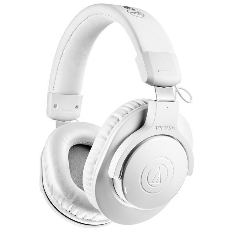Detalle de Audio-Technica ATH-M20xBT, auriculares Bluetooth cerrados blancos de 40 mm