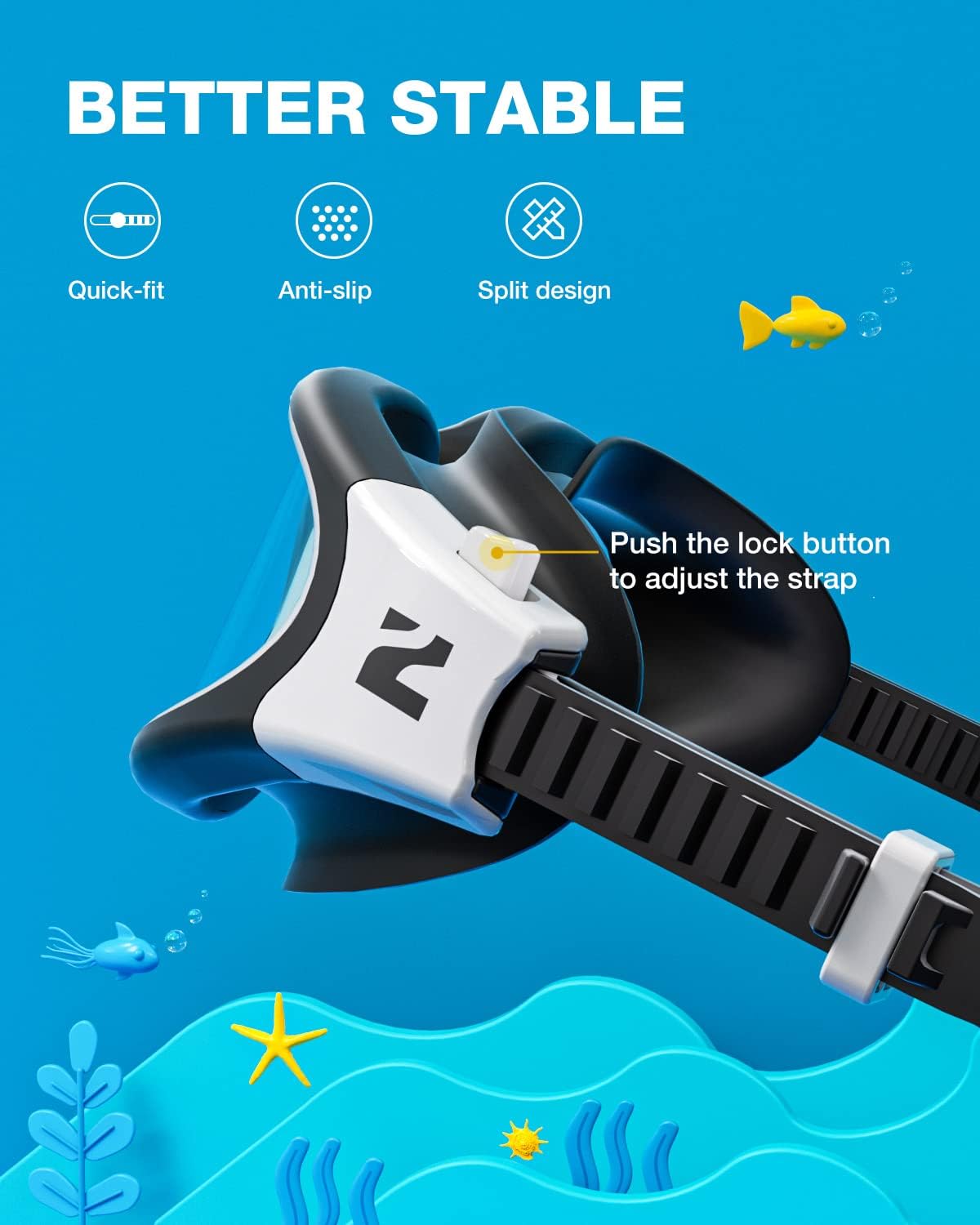 Detalle 2 de ZIONOR G1MINI Schwimmbrille 6â14 Jahre đ