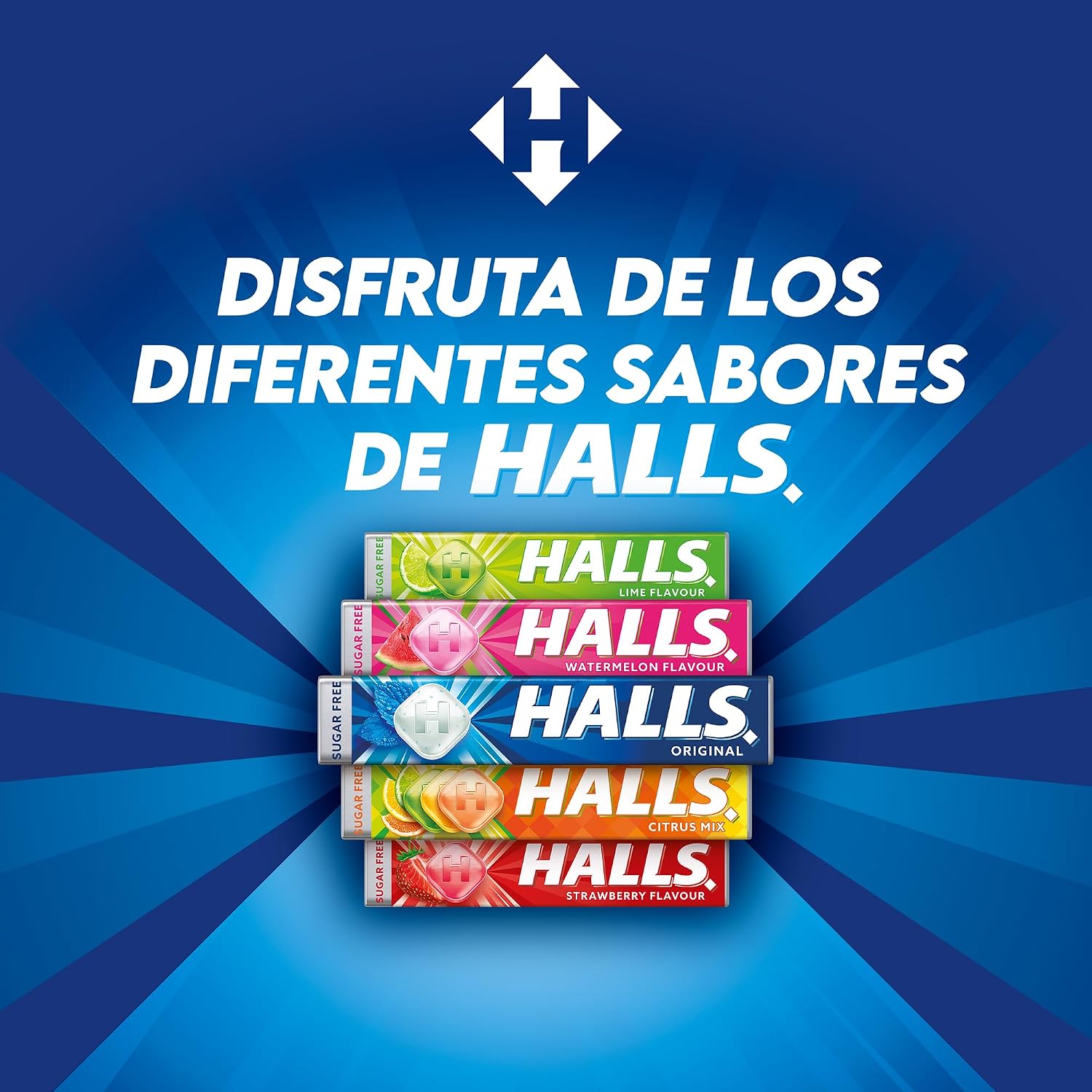 Thumbnail 5 de Halls Menta Fuerte, Caramelo Sin Azúcar, Caja de 20 Sticks de 32 g