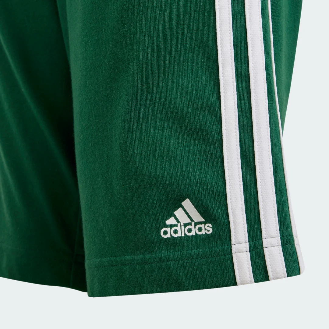 Thumbnail 3 de Pantalón corto Essentials Knit 3 bandas de Adidas - Verde