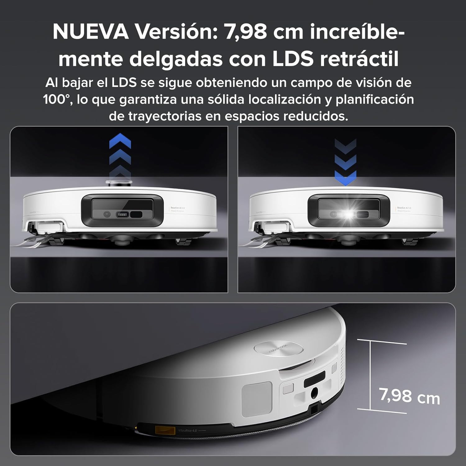 Thumbnail 1 de Robot Aspirador Roborock Saros 10 🌪️ 22,000Pa, Ultrafino, AI