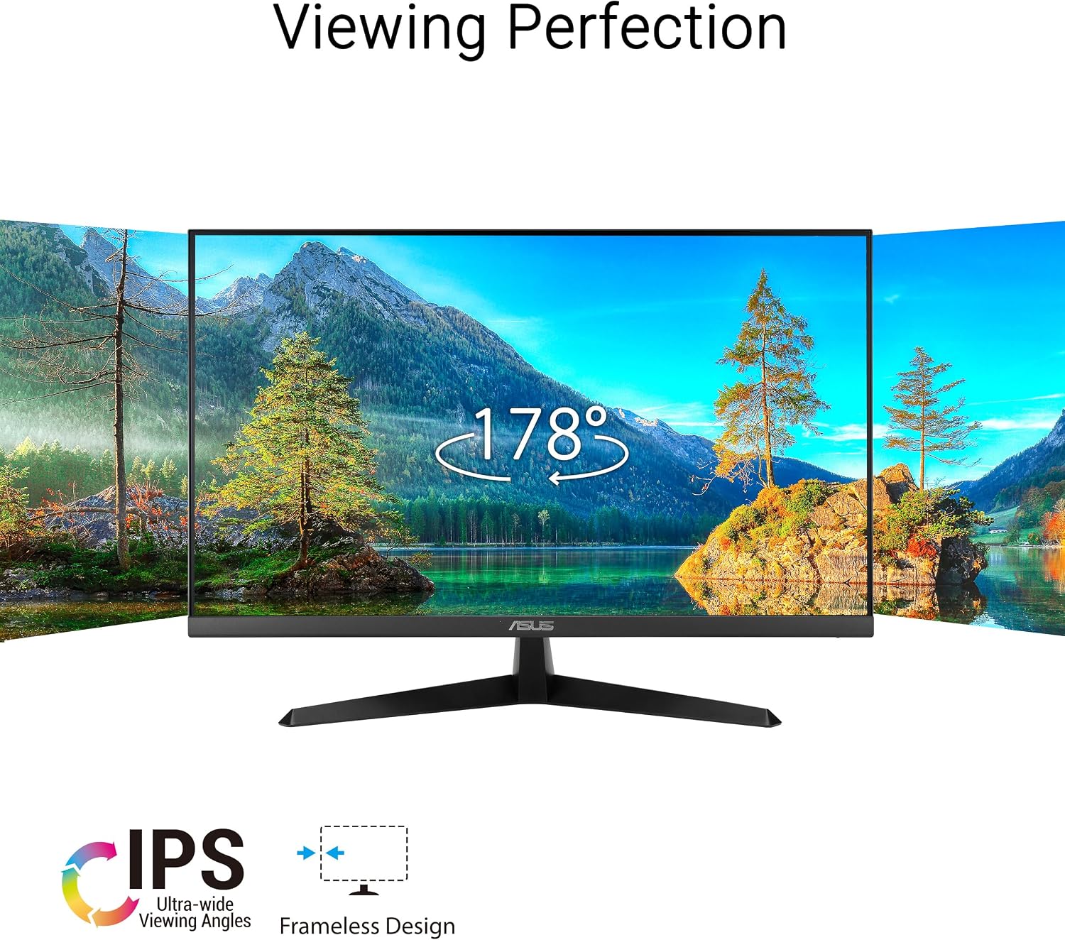 Thumbnail 1 de ASUS Moniteur VY279HGR Eye Care – 27 pouces FHD IPS, 120 Hz (OC), Ultra-confort visuel
