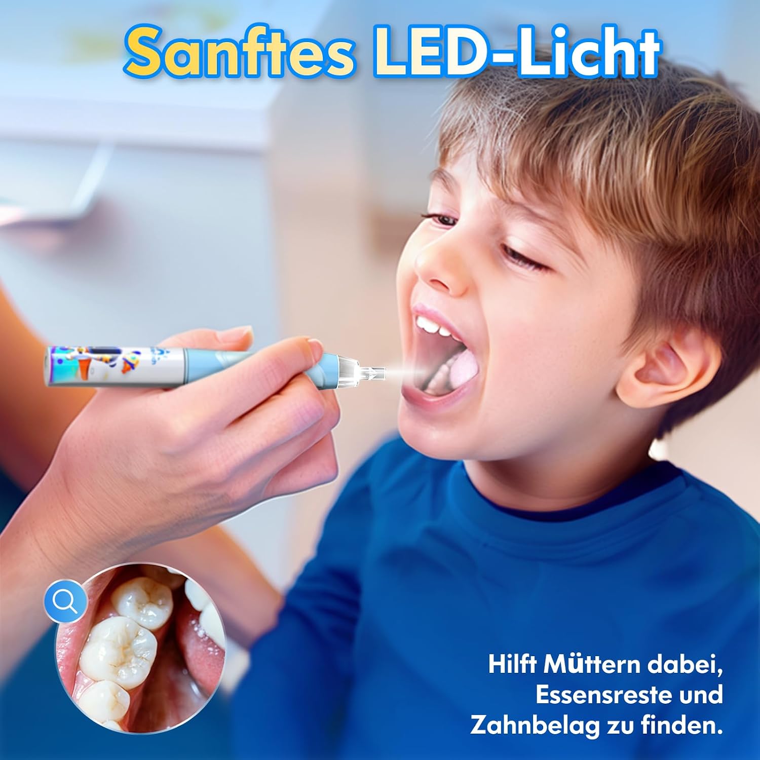 Detalle de DADA-TECH Kinder-Zahnbürste mit LED Timer