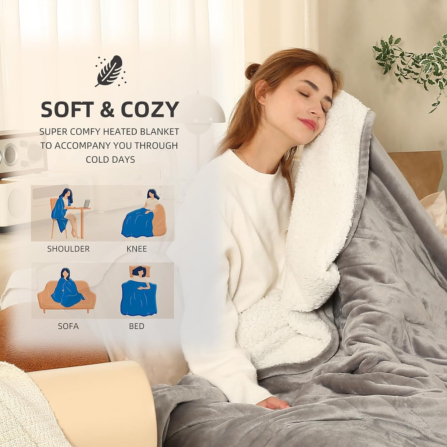 Thumbnail 4 de ESTINGO Electric Blanket 62"x84"
