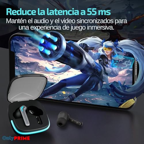 Thumbnail 6 de OnlyPRIME Auriculares Inalámbricos Bluetooth 5.3 con ANC ENC y 40 h de autonomía