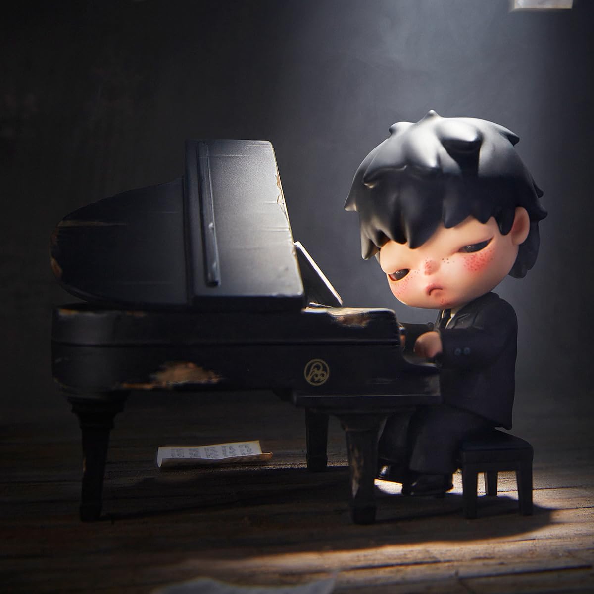 Thumbnail 1 de POP MART Hirono The Pianist – Sammlerfigur 8 cm