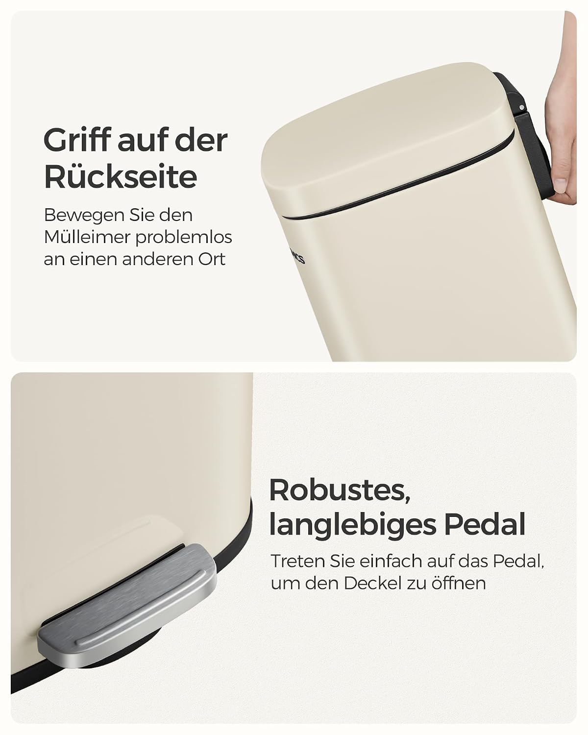 Thumbnail 6 de SONGMICS Mülleimer Küche 30 Liter