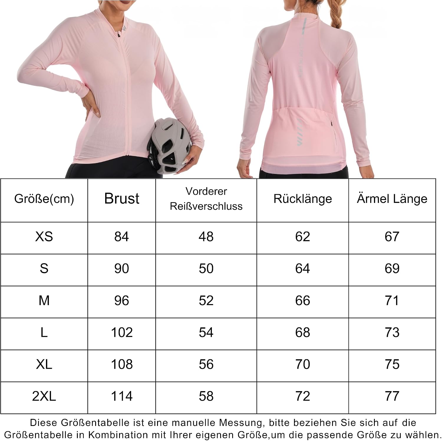 Thumbnail 6 de Lo.gas Radtrikot Damen Kurzarm – atmungsaktives Rennradtrikot mit 3 Taschen