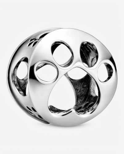 Detalle 1 de PANDORA Passions Ciondolo in argento Sterling con zampa traforata – charm per bracciali Pandora Moments