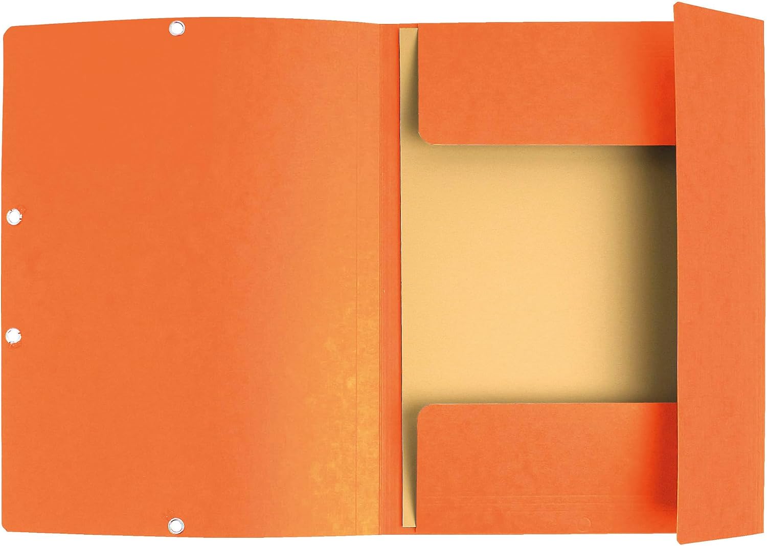 Thumbnail 2 de Exacompta 55304E — Paquet de 10 chemises à élastiques 3 rabats, A4, carte lustrée orange