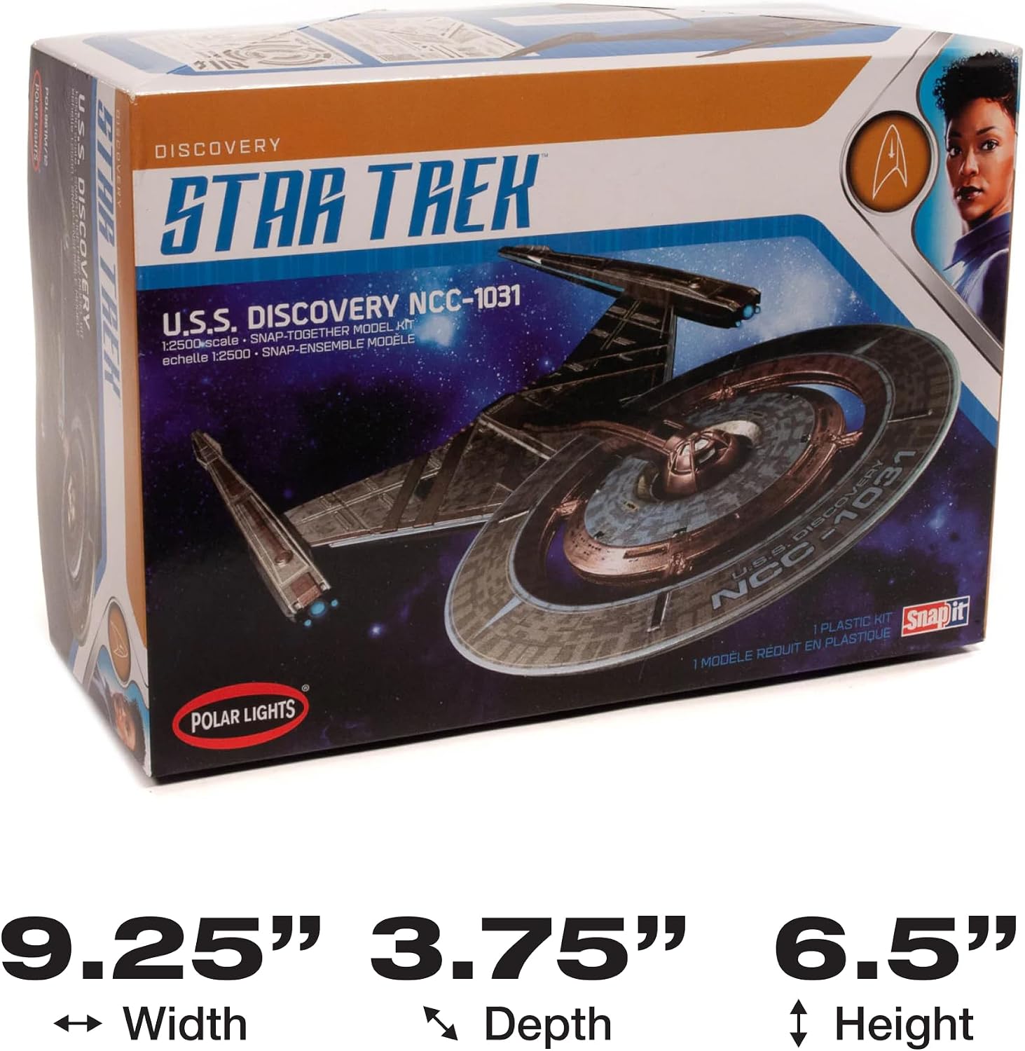 Thumbnail 4 de ポーラライツ POL961M スタートレック：ディスカバリー U.S.S.ディスカバリー 1/2500プラモデル