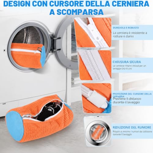 Thumbnail 1 de WUFANC Sacchetto Scarpe Lavatrice 2 Pezzi: protezione e pulizia efficace per sneakers e scarpe sportive