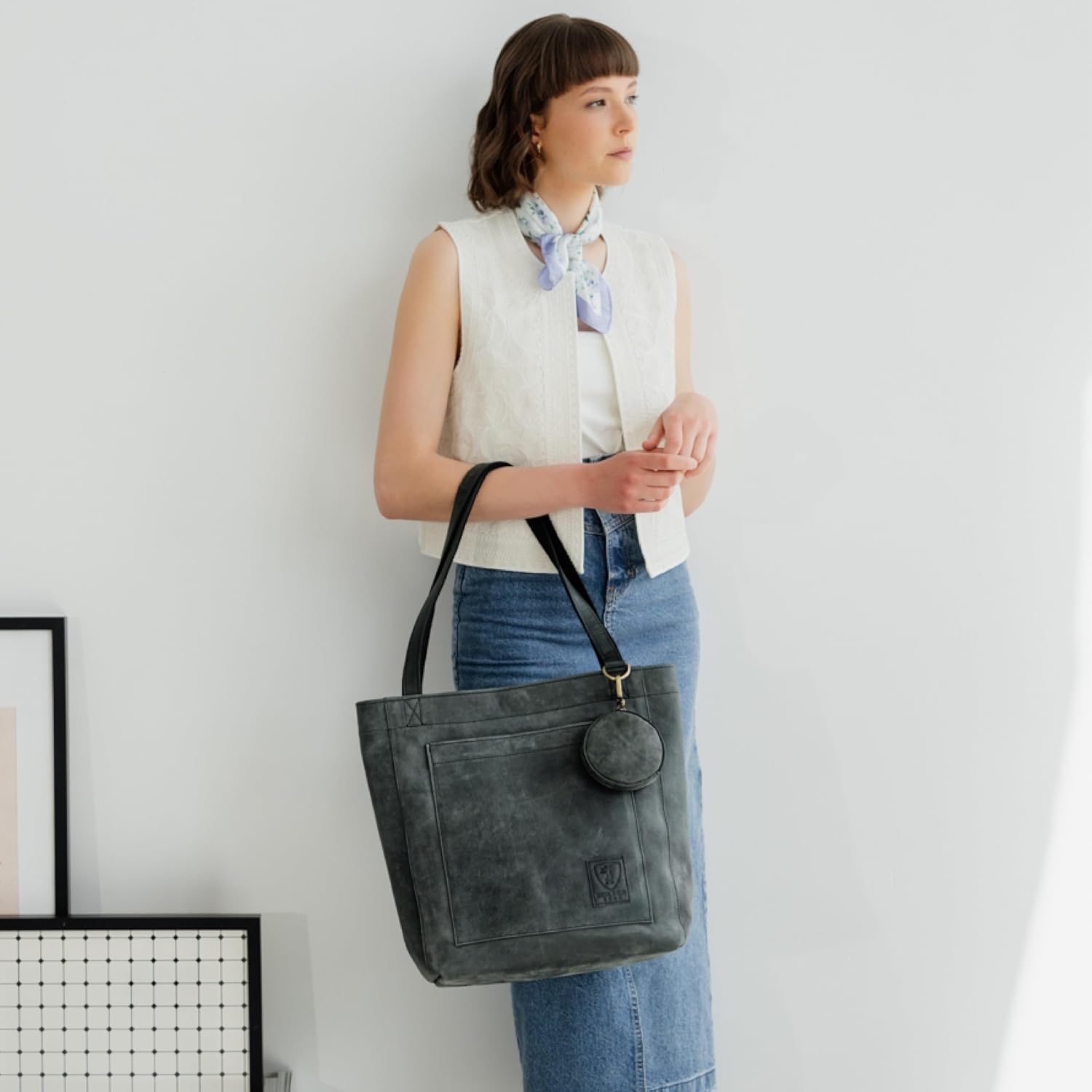 Detalle 2 de Berliner Bags Seville Vintage Shopper Tasche