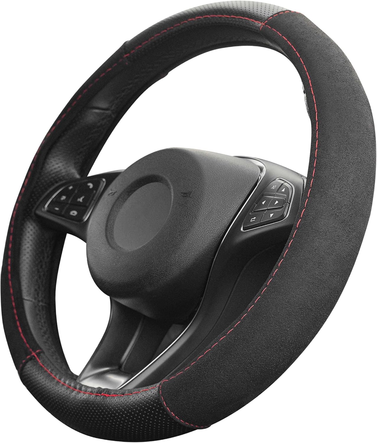 Thumbnail 6 de Upgrade4cars Funda Volante Coche Gris 37-39 cm