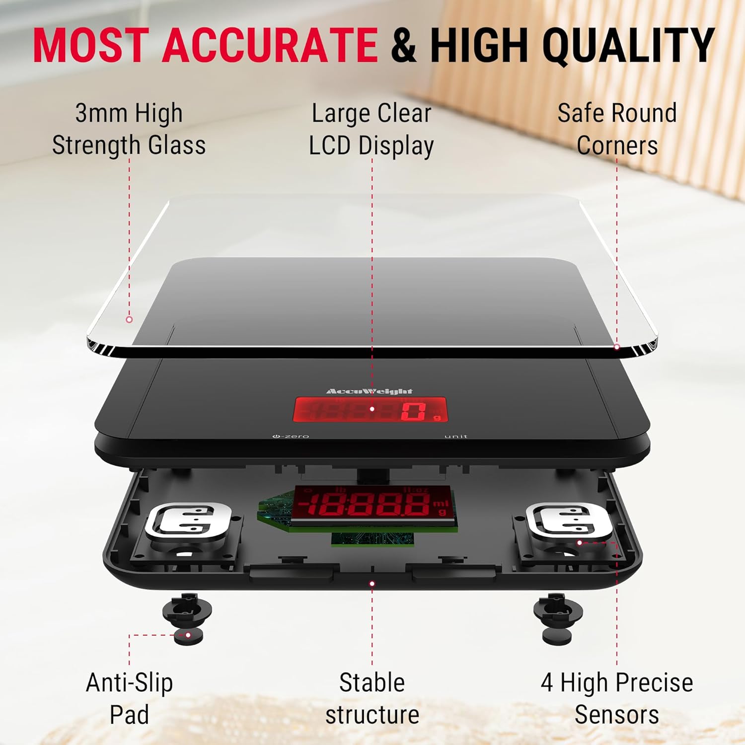 Thumbnail 2 de ACCUWEIGHT 201 digital kitchen scale 5kg