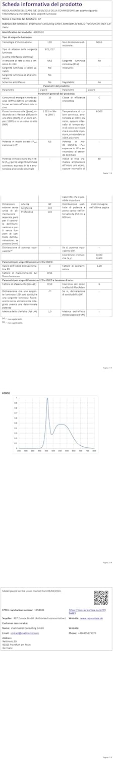 Thumbnail 12 de GY 9.5W LED E27 A60