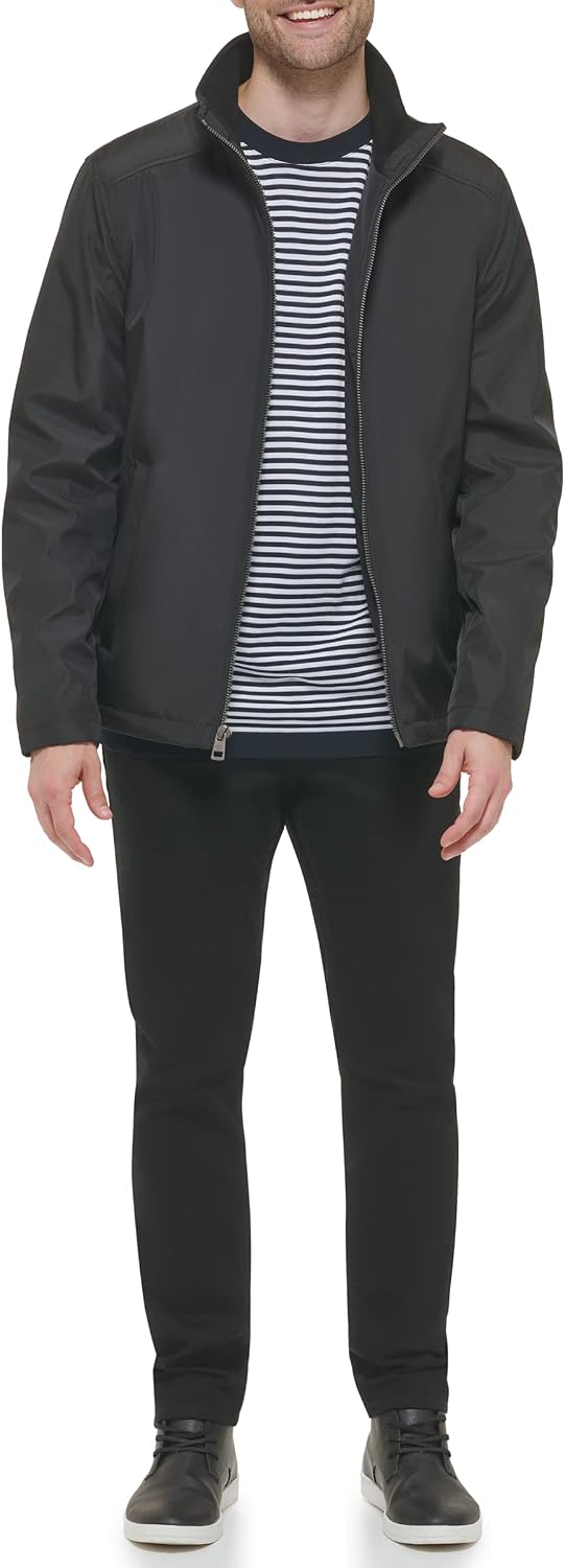 Thumbnail 4 de Calvin Klein Stand Collar Poly Jacket