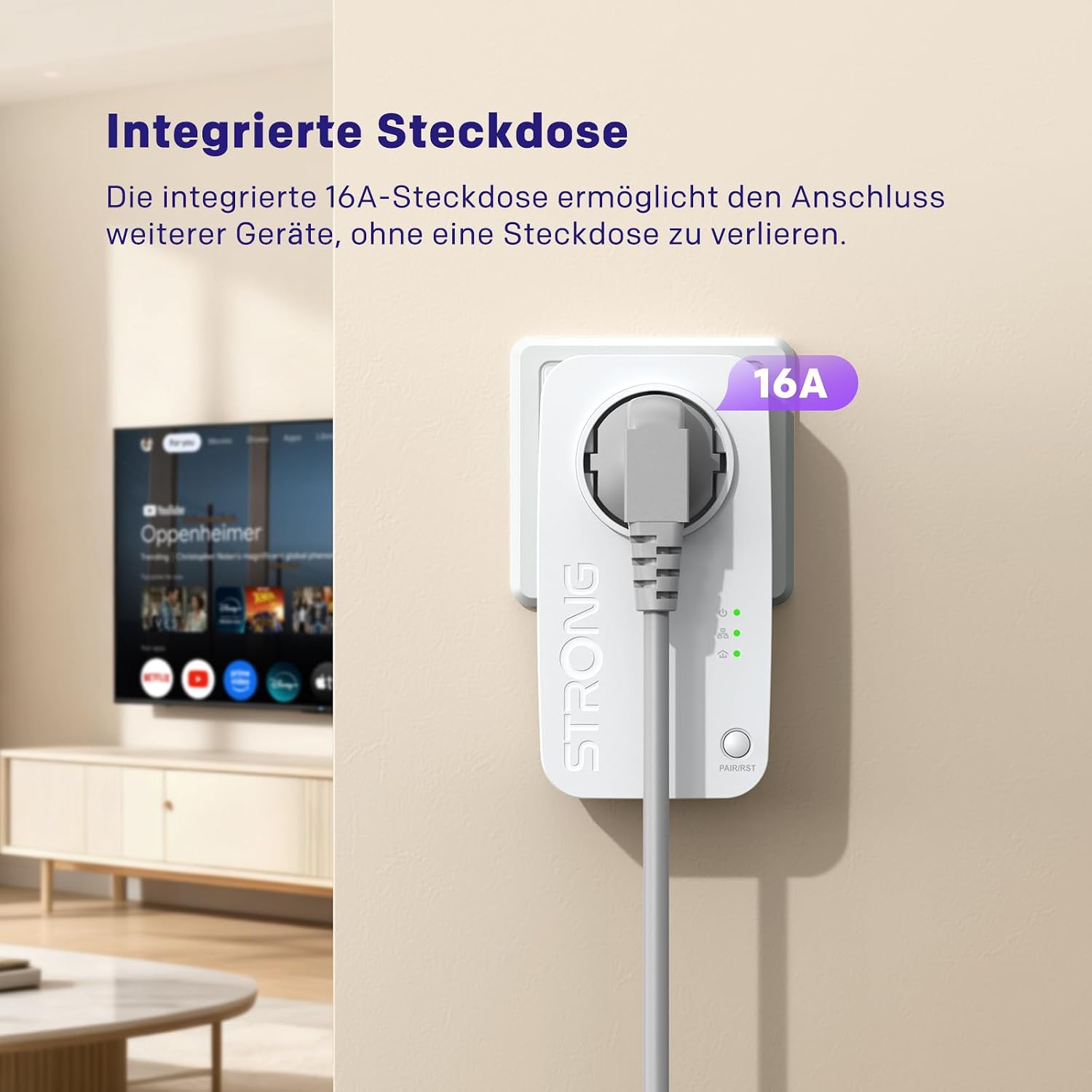 Thumbnail 2 de STRONG PL600S Powerline Adapter