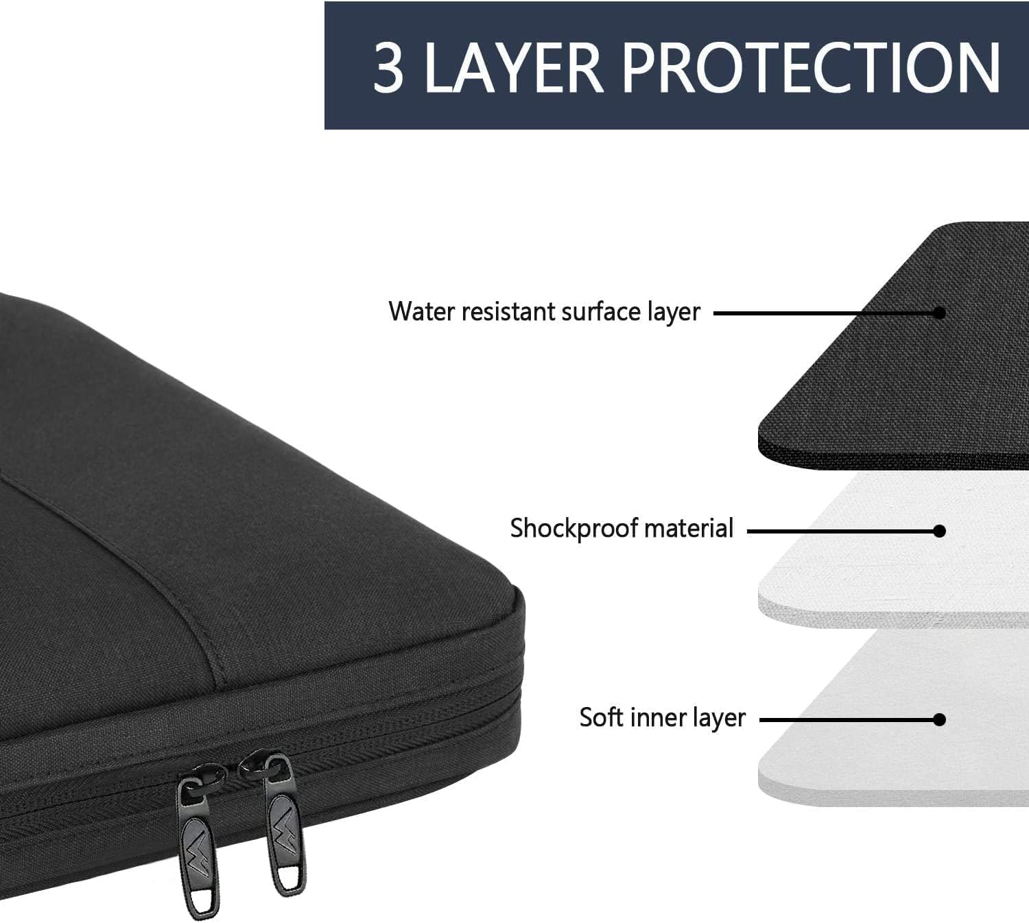Detalle 2 de MATEIN Laptoptasche 17 Zoll für Laptop