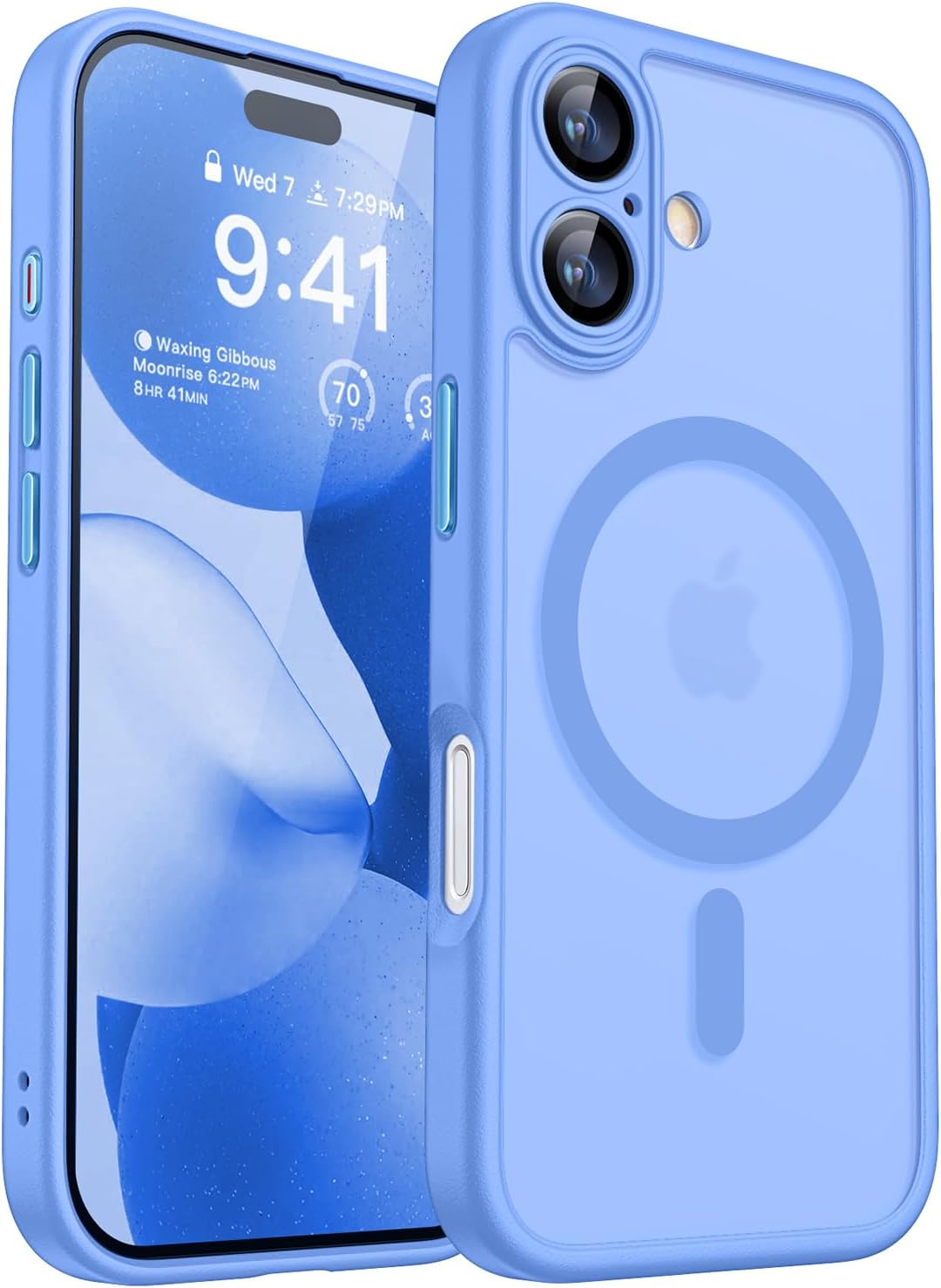 Detalle de CANSHN Magnetic iPhone 17 Case 6.3" translucent matte