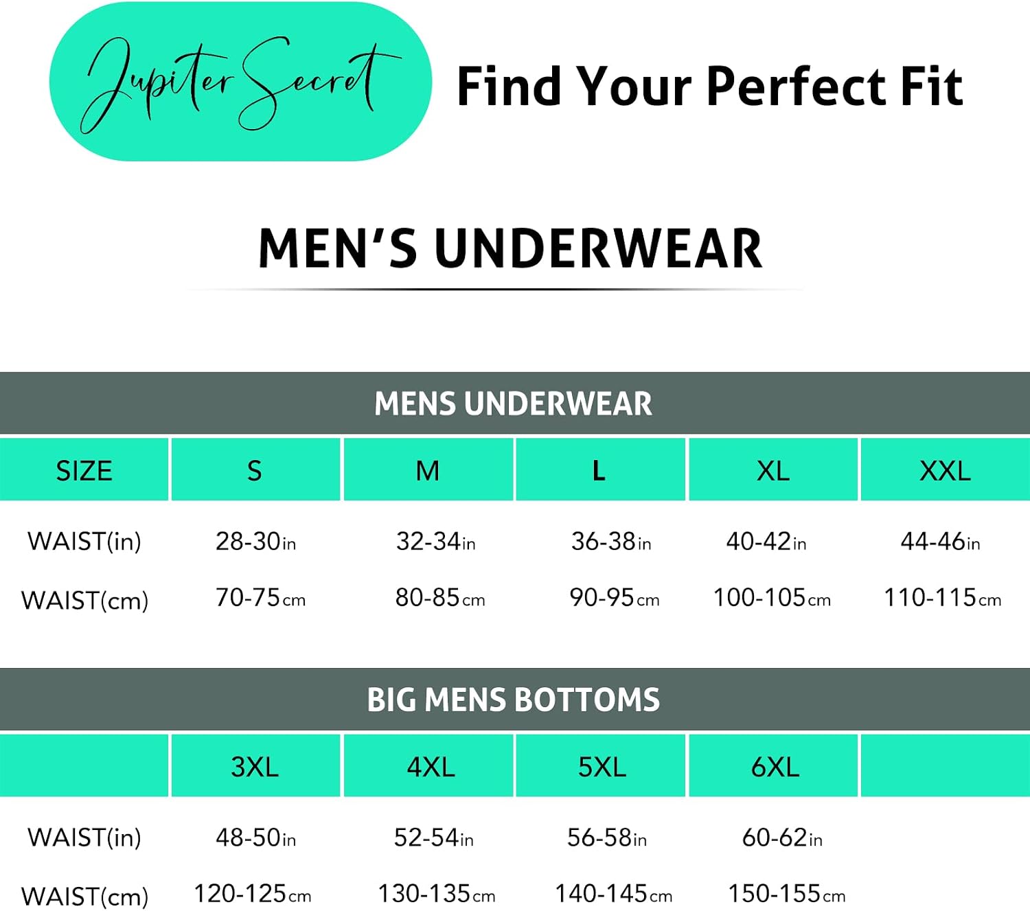 Thumbnail 5 de JupiterSecret Herren Boxershorts – Baumwoll-Polyester-Mischung, 6er/10er Pack, Größen S–6XL