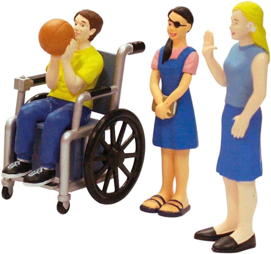 Detalle de Miniland Miniland27389 – wielobarwny zestaw figurek edukacyjnych, 14 cm