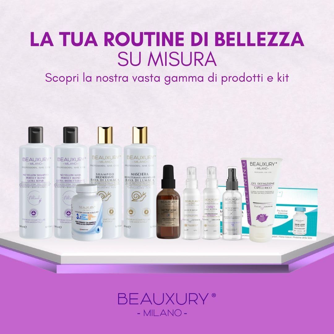 Thumbnail 5 de Beauxury Milano Curly Leave In Serum: definizione, nutrimento e controllo crespo per ricci naturali