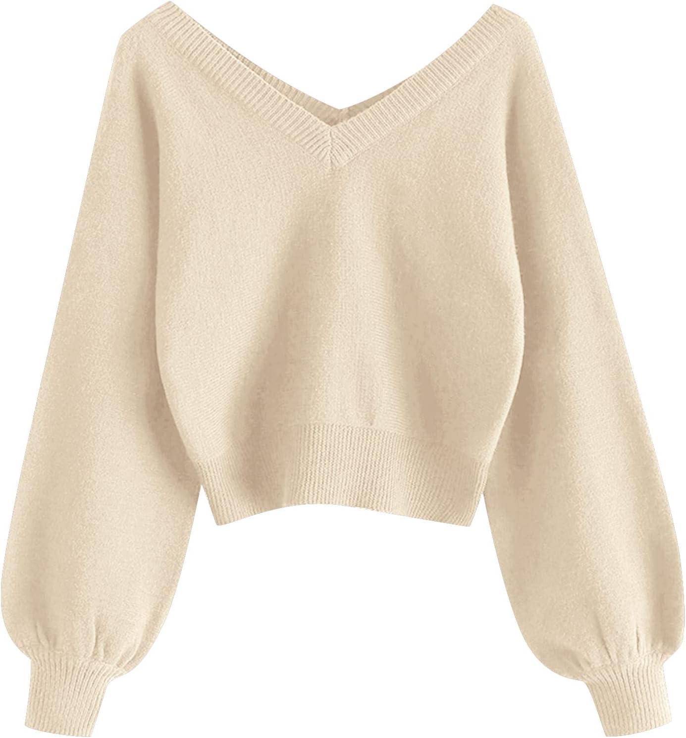 Thumbnail 6 de ZAFUL Cropped V-Neck Sweater
