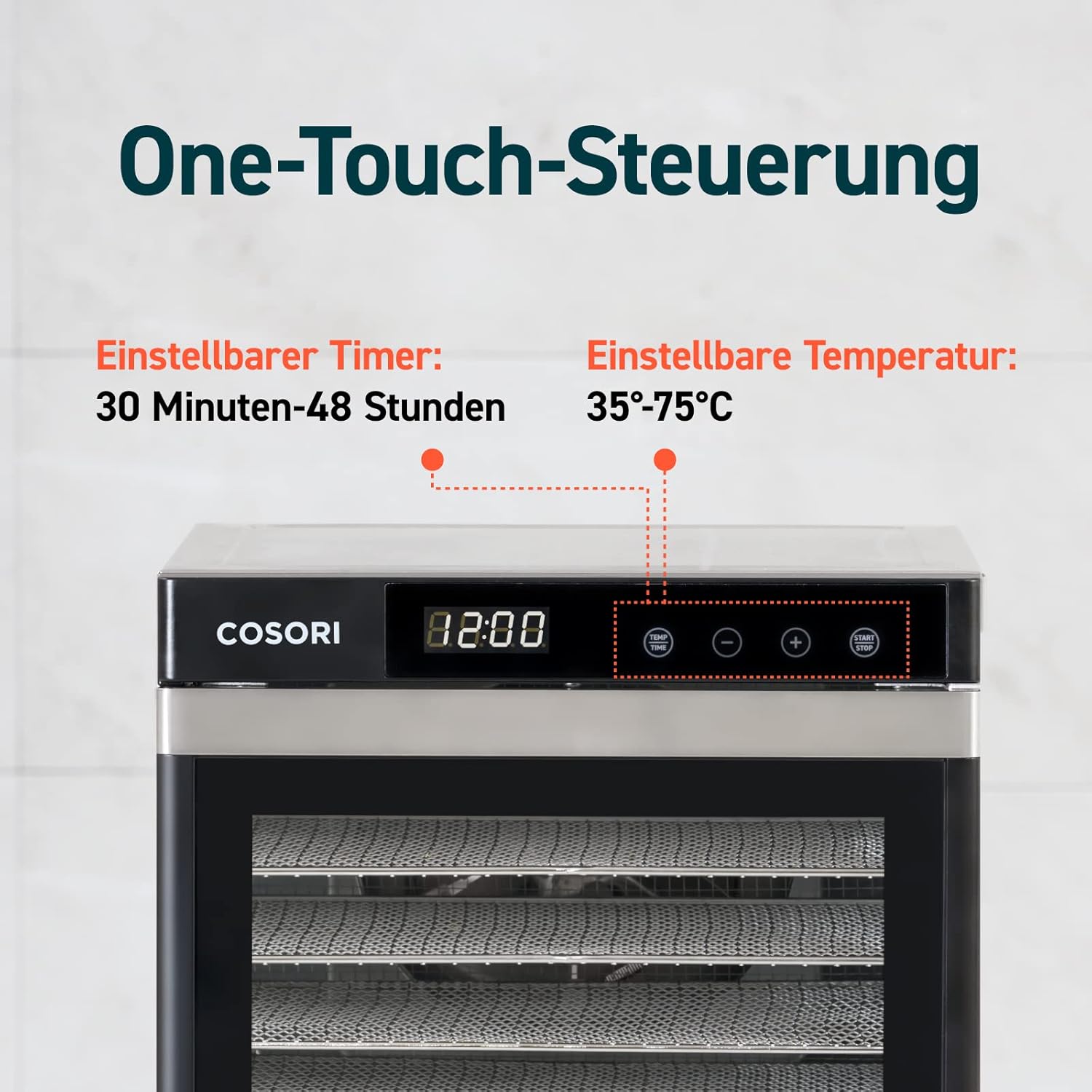 Thumbnail 4 de COSORI Dörrautomat Edelstahl 0,6 m² 650 W