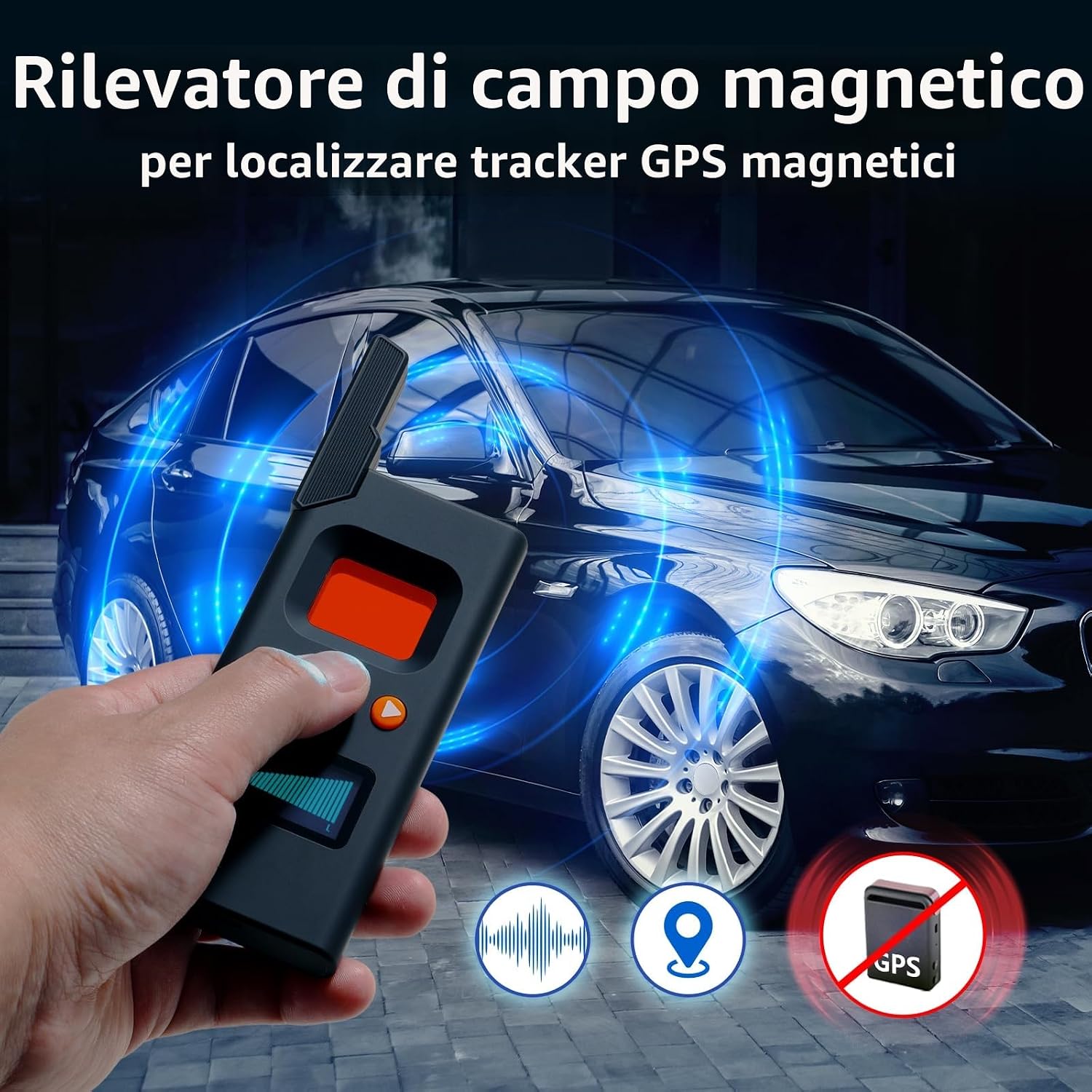 Detalle de FOWARD GAUSS Rilevatore di bug per fotocamera nascosta: protezione privacy e rilevamento multi-scenario
